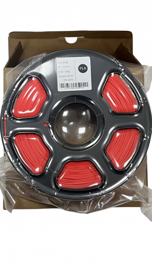 Filamento PLA de 1.75 mm de un 1k Rojo