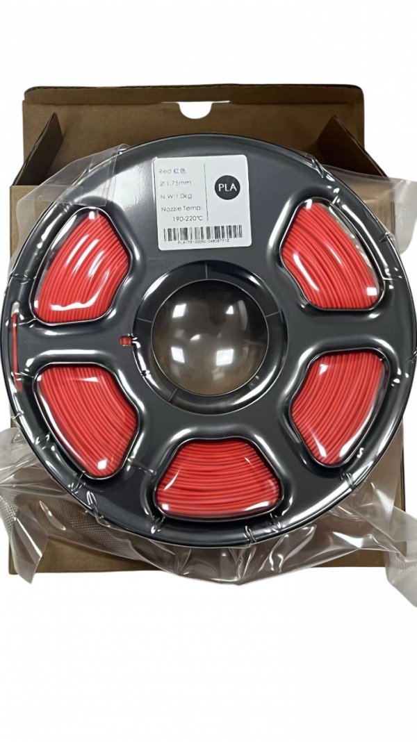 Filamento PLA de 1.75 mm de un 1k Rojo