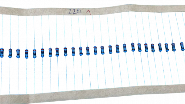 1/4W 1% Resistor SPQ:5000  220OHM